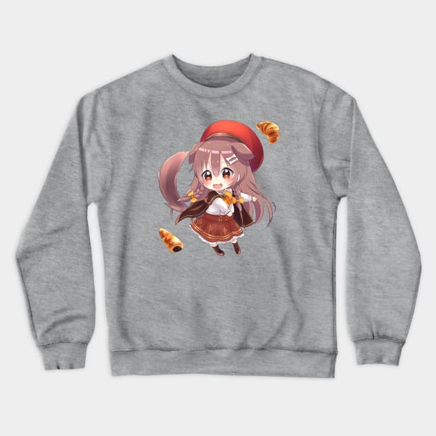 Inugami Korone Crewneck Sweatshirt by Soonymarwick